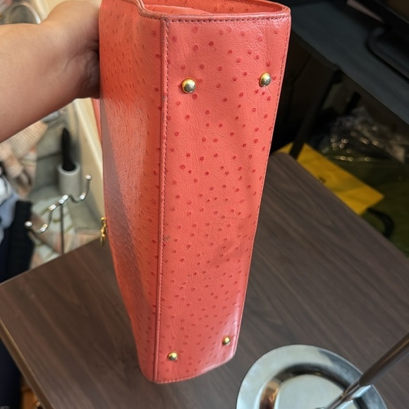 Vintage MCM  Germany Handbag Ostrich Leather - Picture 7 of 10